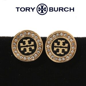 NEW Tory Burch Icon Enamel Stud Earrings